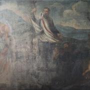 Tableau à restaurer: Avant
