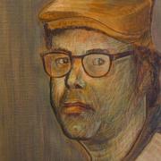 Autoportrait : Peinture acrylique / Dimension : 30/40 cm
