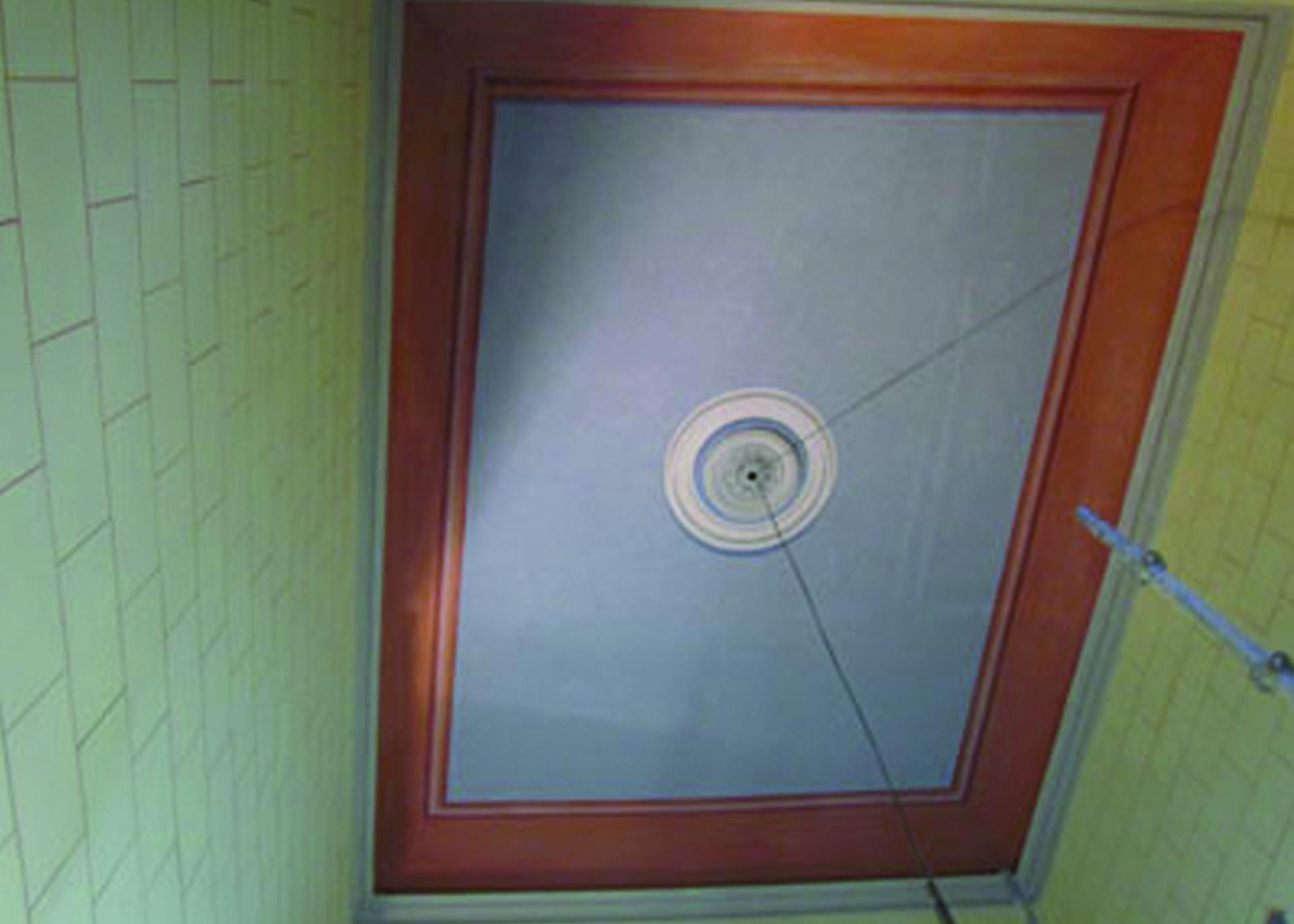 Hotel particulier : Peinture minérale plafond et sur les murs pour l'Atelier d'Autan.