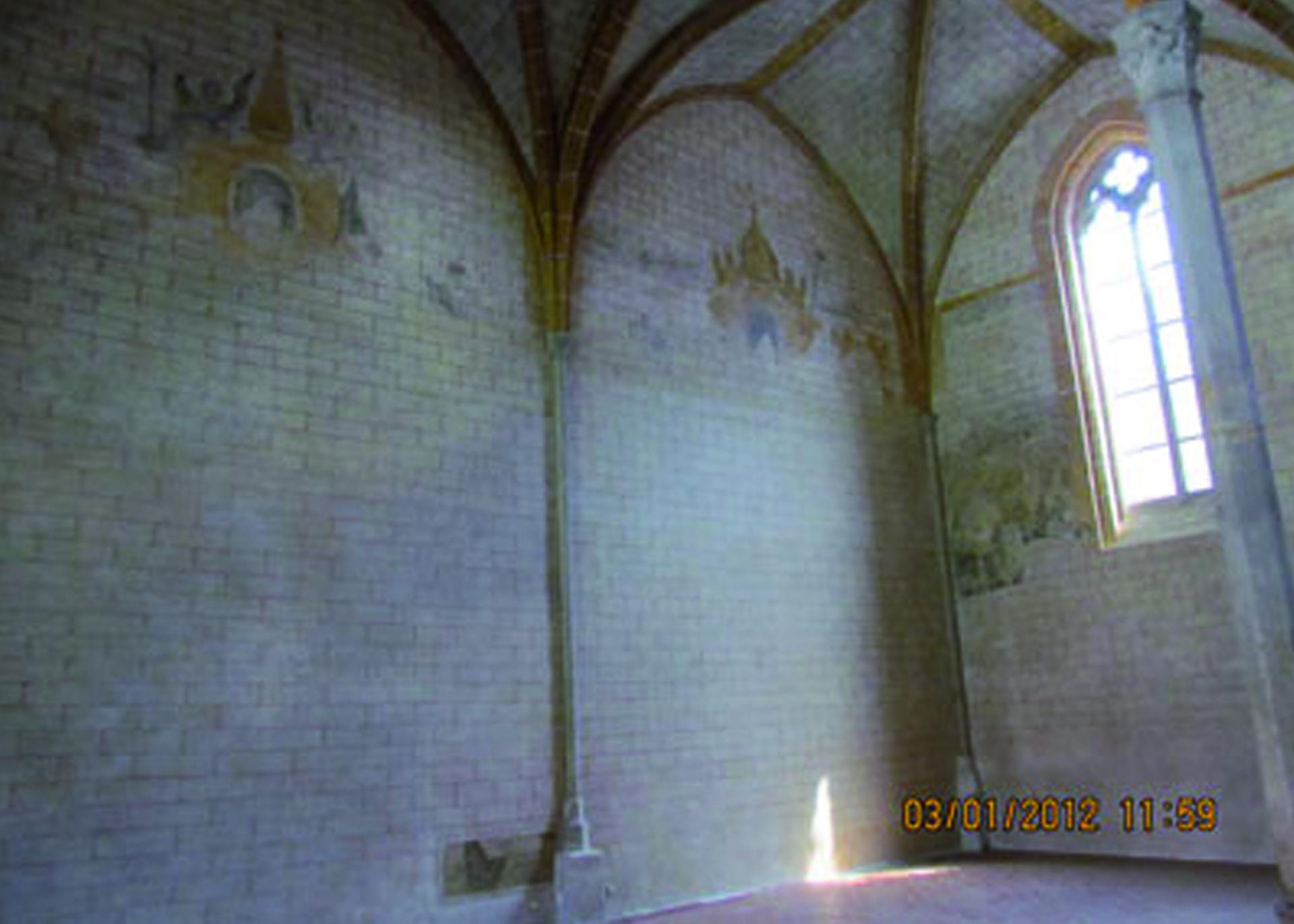 Patine façon 16 ème dans la salle capitulaire  du couvent des Jacobins à Toulouse pour l'Atelier d'Autant